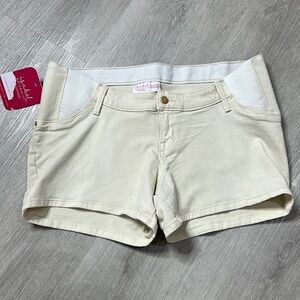 nwt // Isabel maternity Ingrid & Isabel jean midi shorts